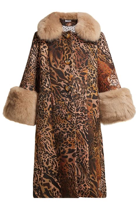 genuine leopard fur coat.